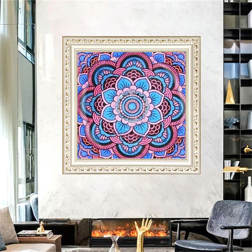 Abstract Art Painting Flower   | Full Round Diamond Painting Kits