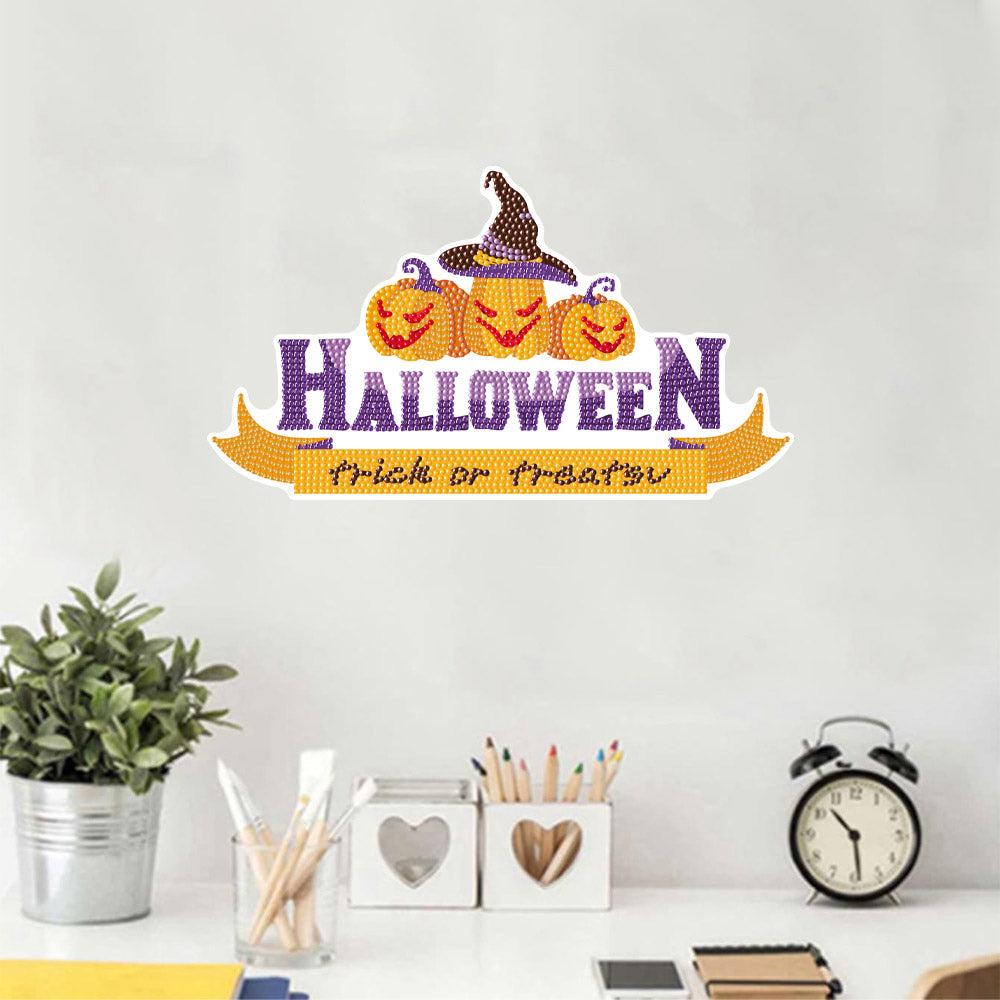 DIY Diamond Painting Stickers Wall Sticker | Halloween