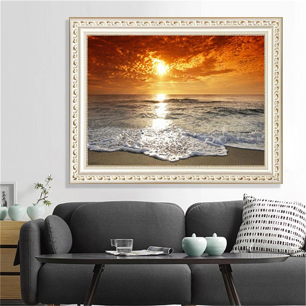 Sunset and Sea | Full Square Diamond Painting Kits