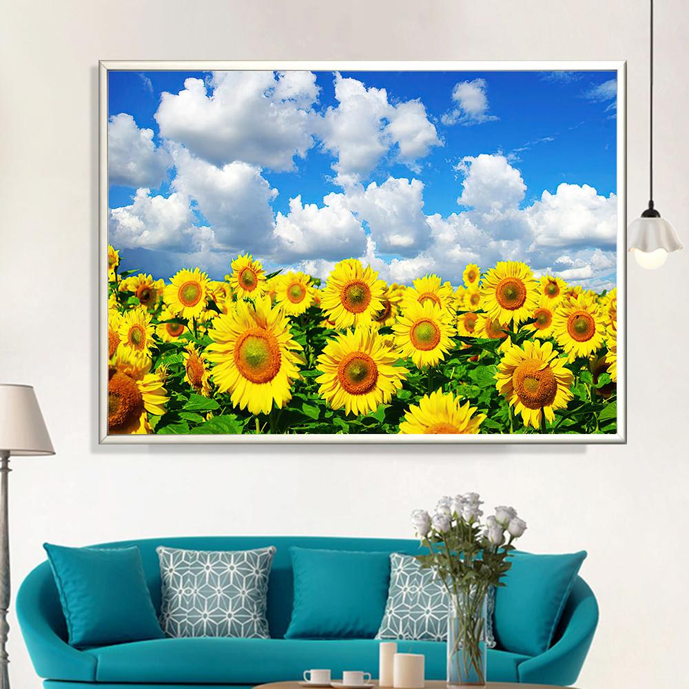 Sunflower  | Full Square Diamond Painting Kits