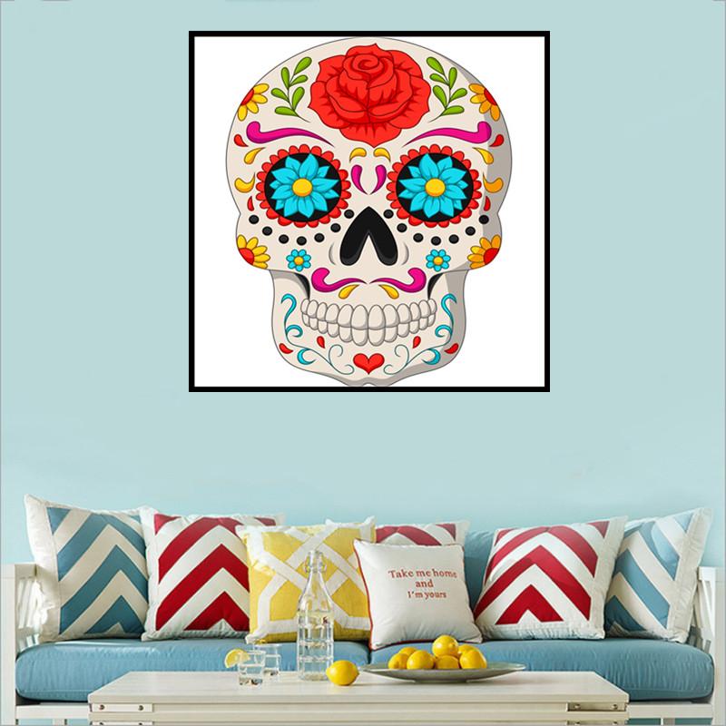 Skull | Full Round Diamond Painting Kits