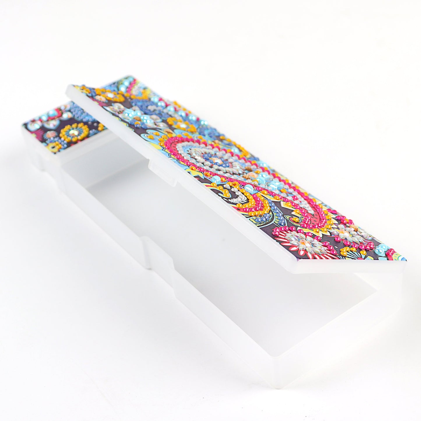 DIY special-shaped diamond painting 2 grid pencil case | Butterfly | storage box gift