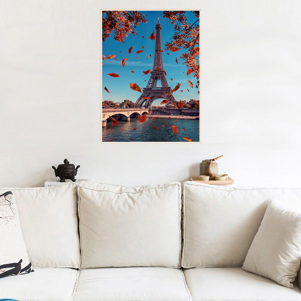 Tour Eiffel | Kits complets de peinture au diamant rond