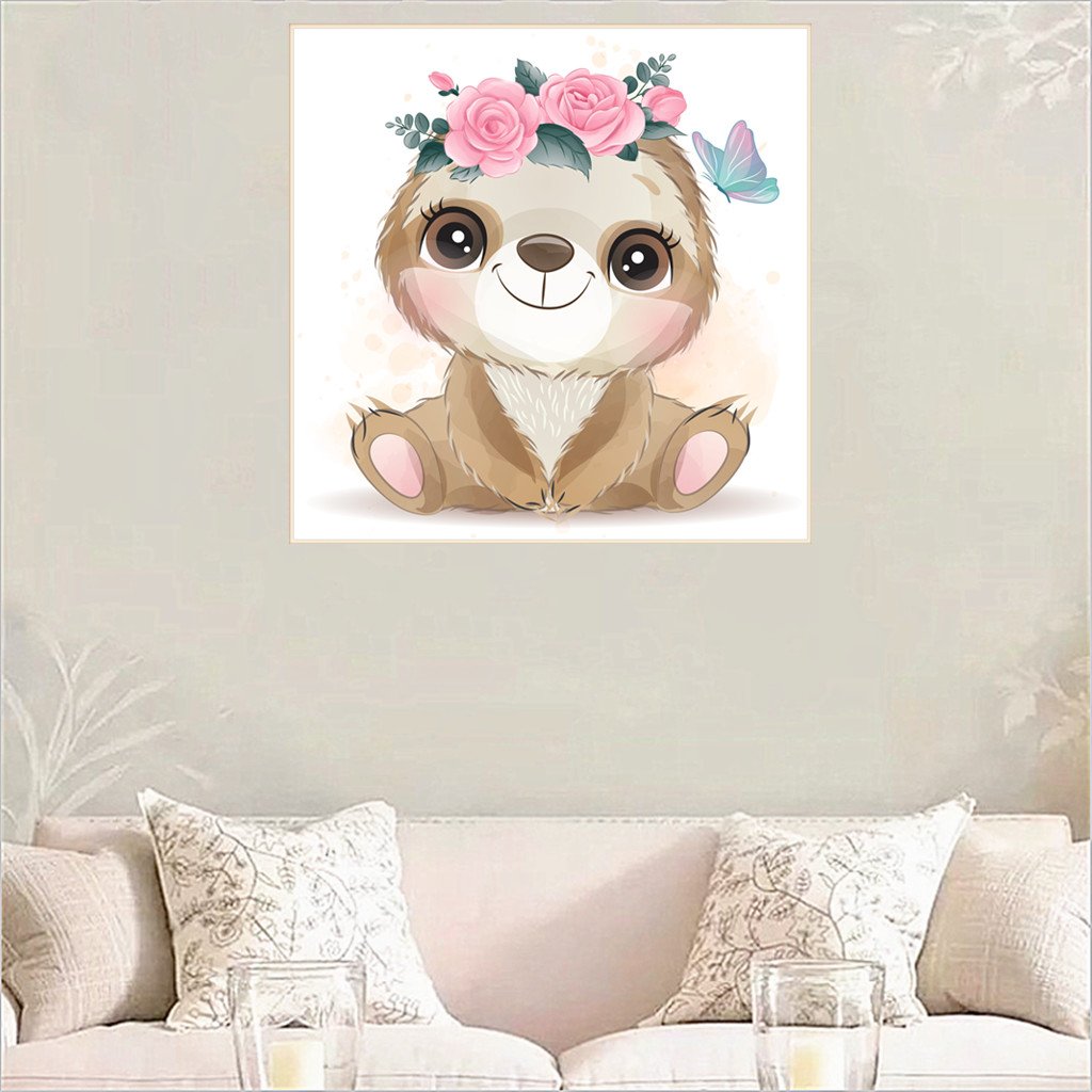 Little bear | Full Round Diamond Painting Kitscactus