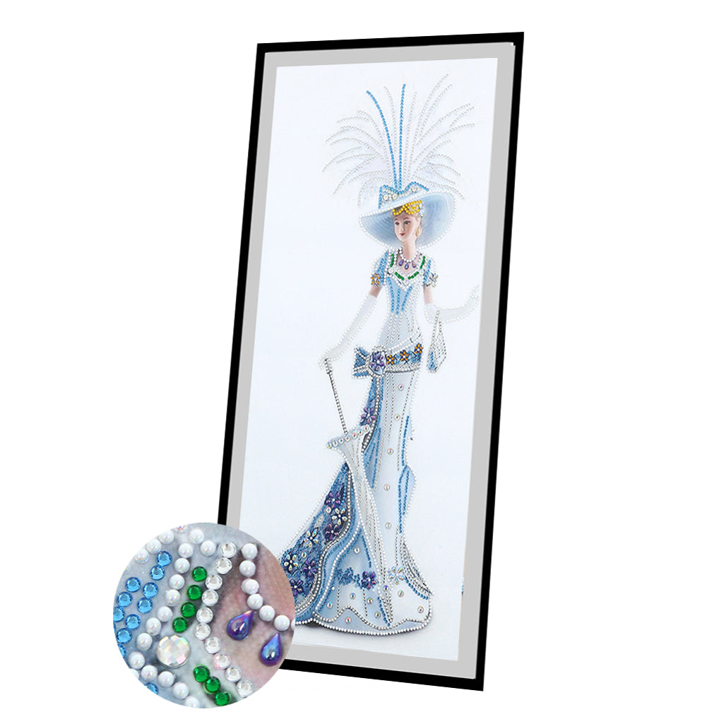 Fashion Girl | Special Shaped | Crystal Rhinestone Diamond Painting Kits