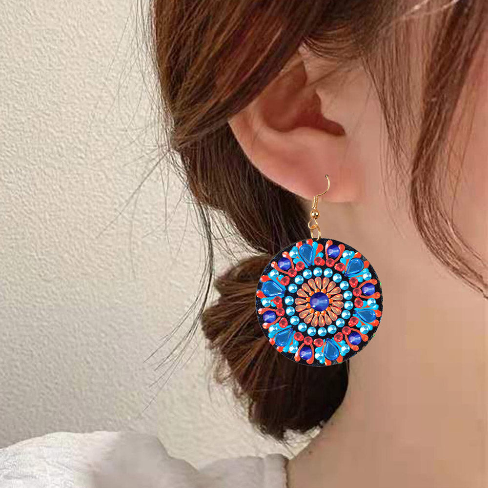 DIY Diamond Painting Earrings Handmade