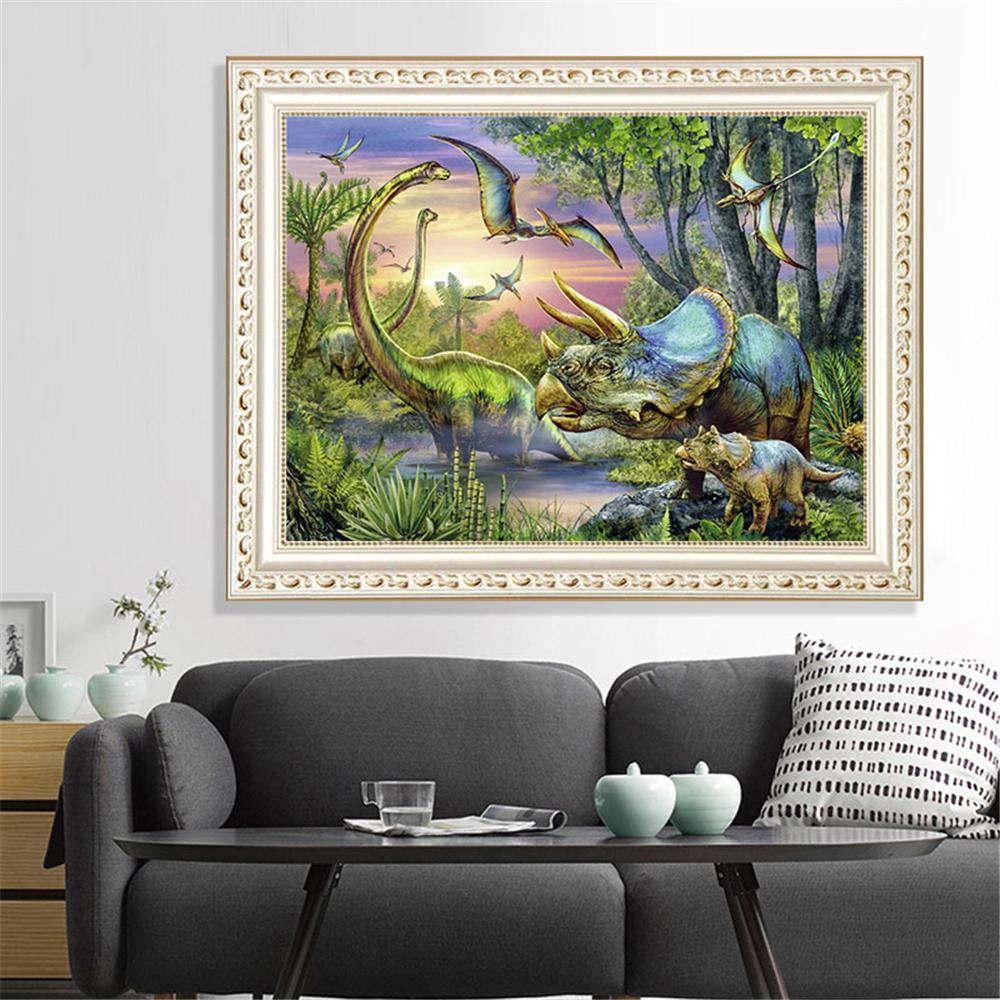 Dinosaurier | Full Square Diamond Painting Kits 