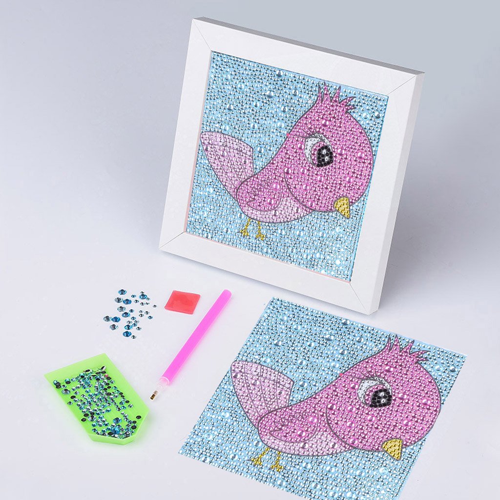 Série pour enfants-| Oiseau | Kits de peinture diamant strass cristal 