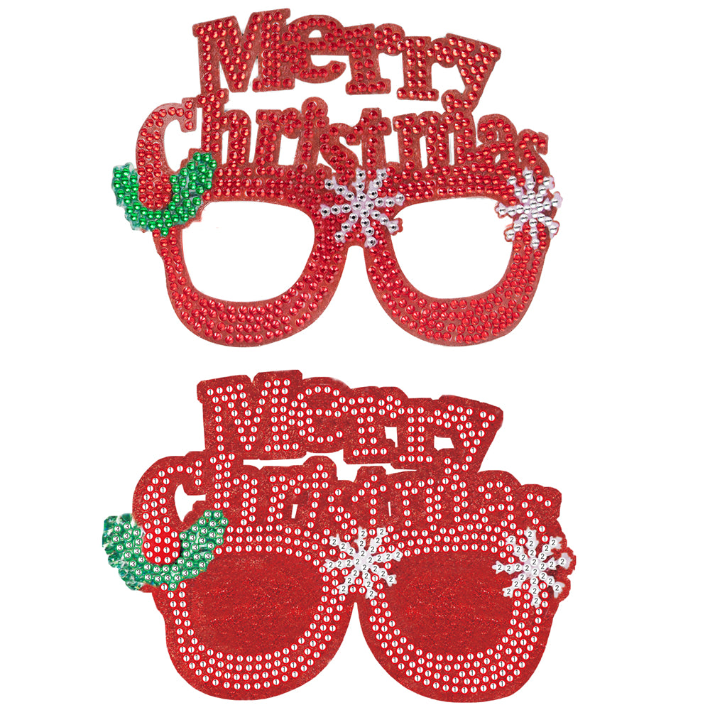 DIY Diamond Painting Christmas Funny Game Glasses | Christmas