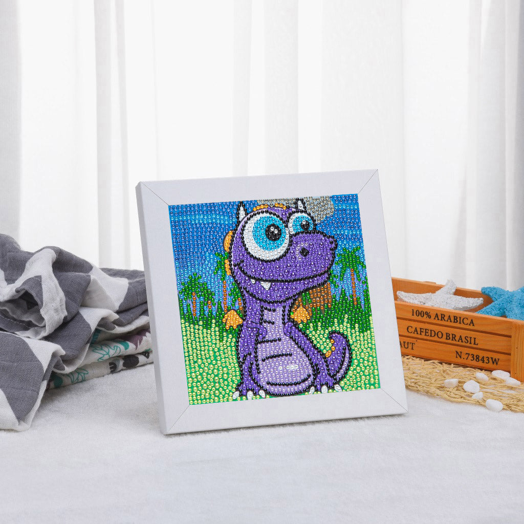 Dinosaure | Kits de peinture diamant strass cristal pour enfants