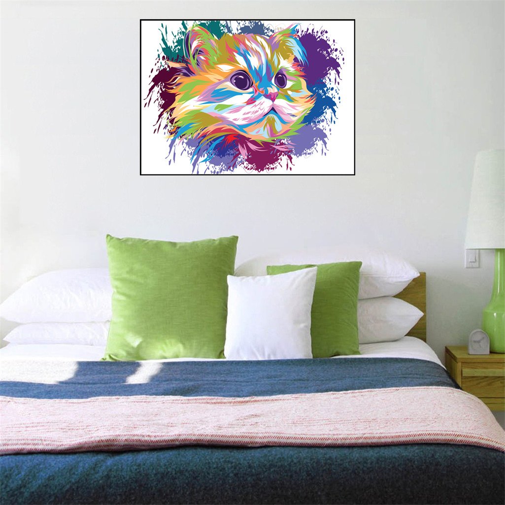 Cat | Full Round Diamond Painting Kitsswan