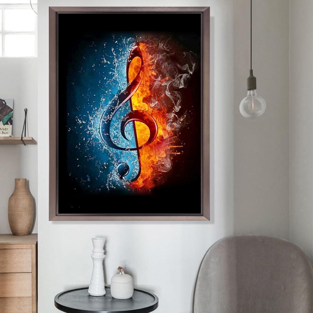 Musical Note  | Full Square Diamond Painting Kits