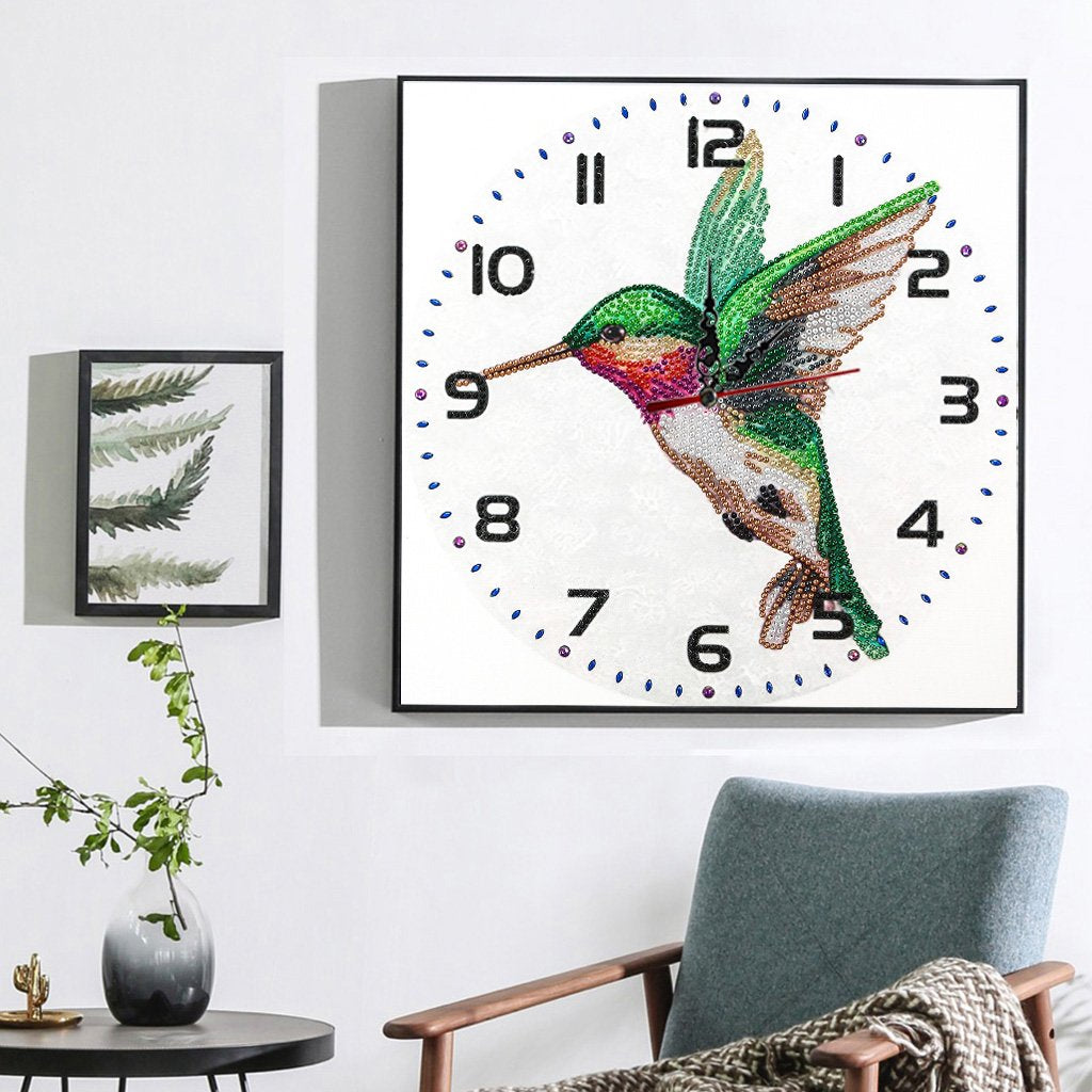 Bird Clock | Special Shaped Diamond Painting Kits