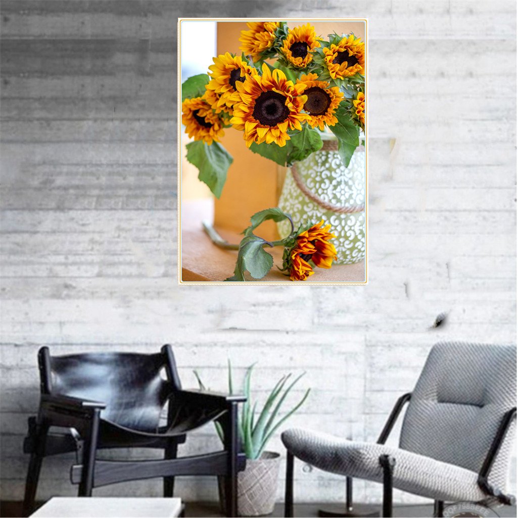 Sunflower | Full Round Diamond Painting Kits