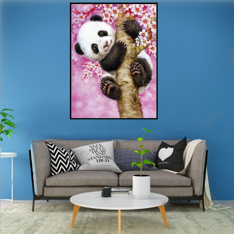 Panda | Kits complets de peinture au diamant rond