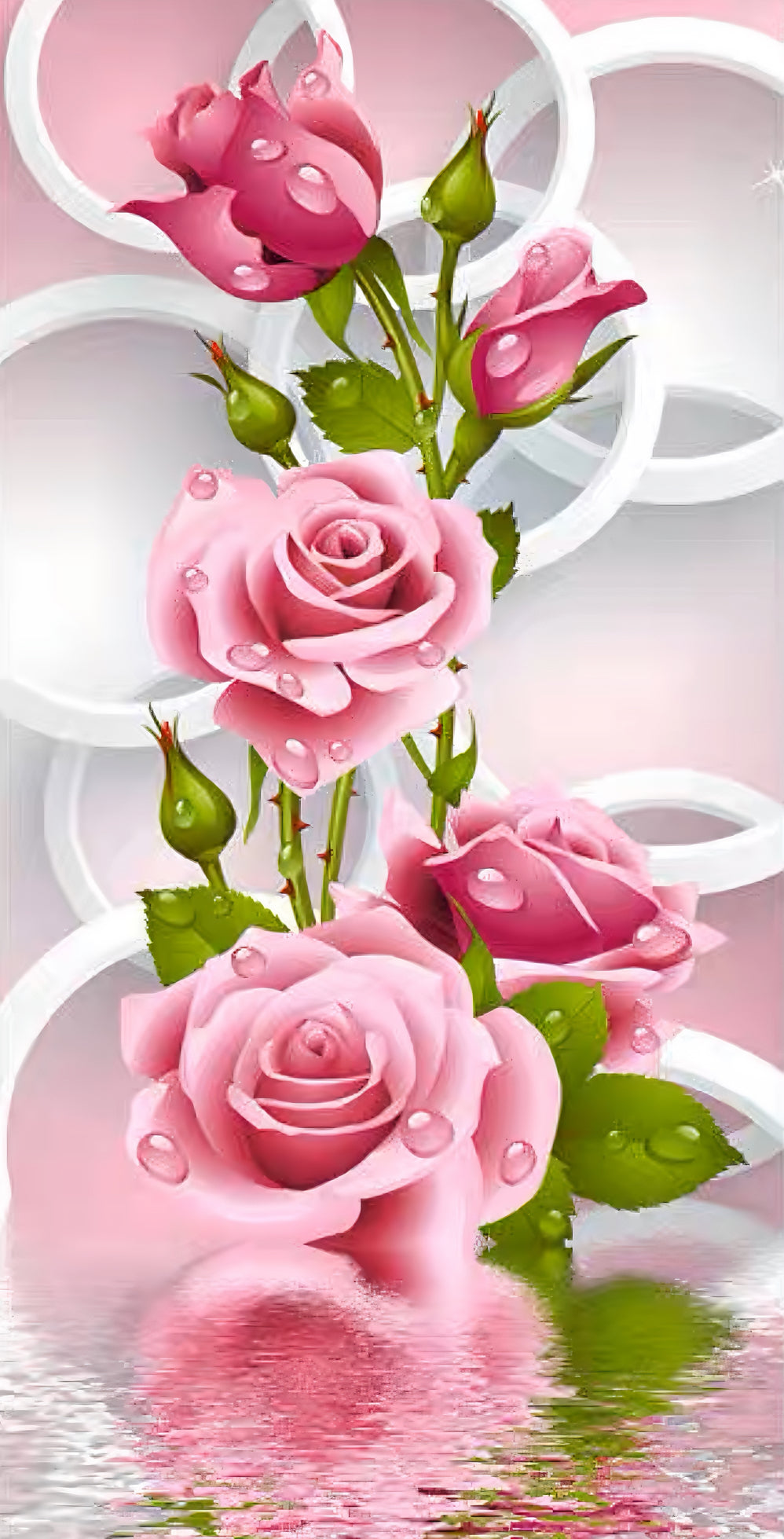 Diamond Painting  |  Pink Rose