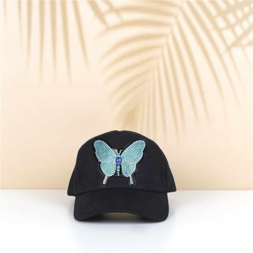 DIY Diamond Painting Baseball Cap | Butterfly