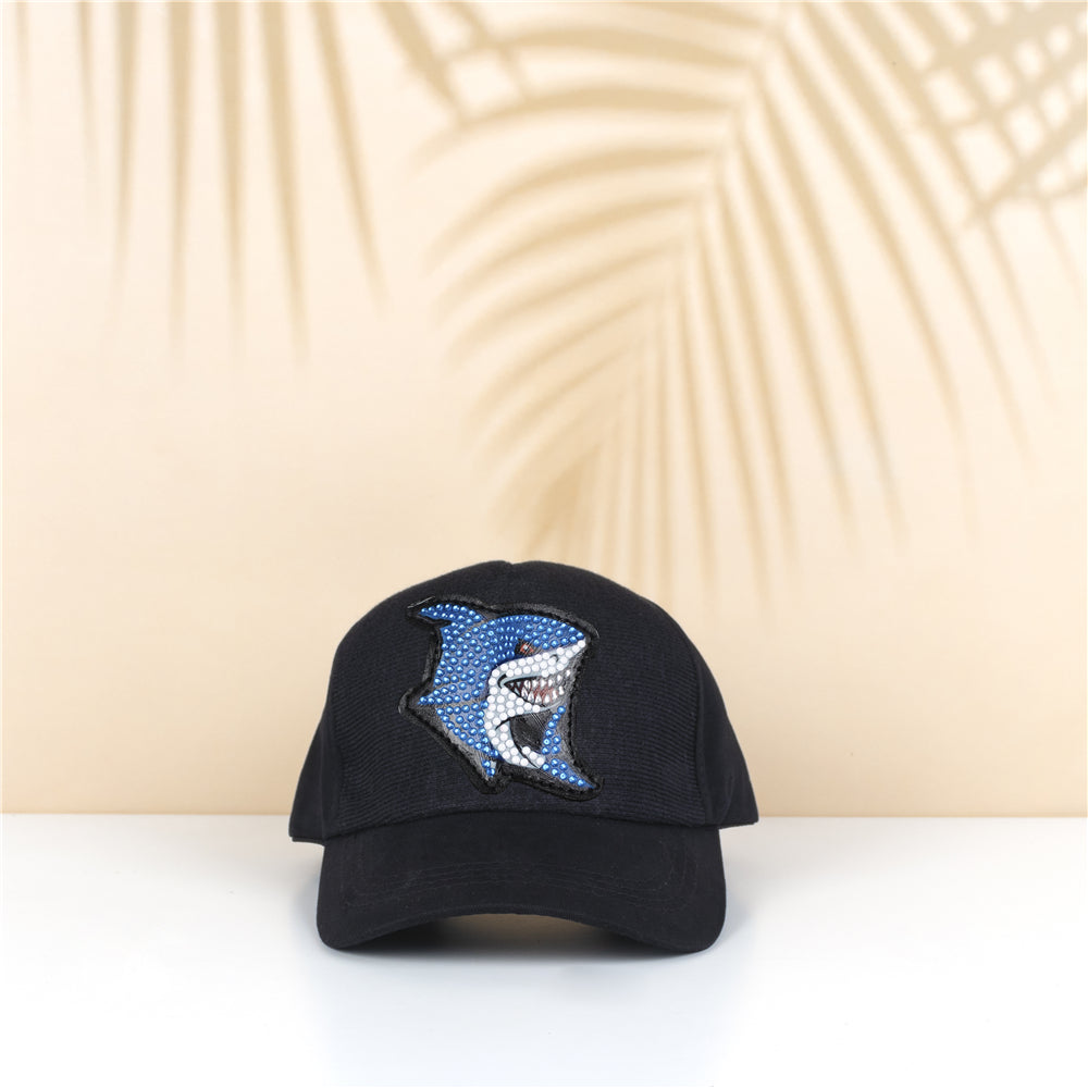 DIY Diamond Painting Baseball Cap | Shark