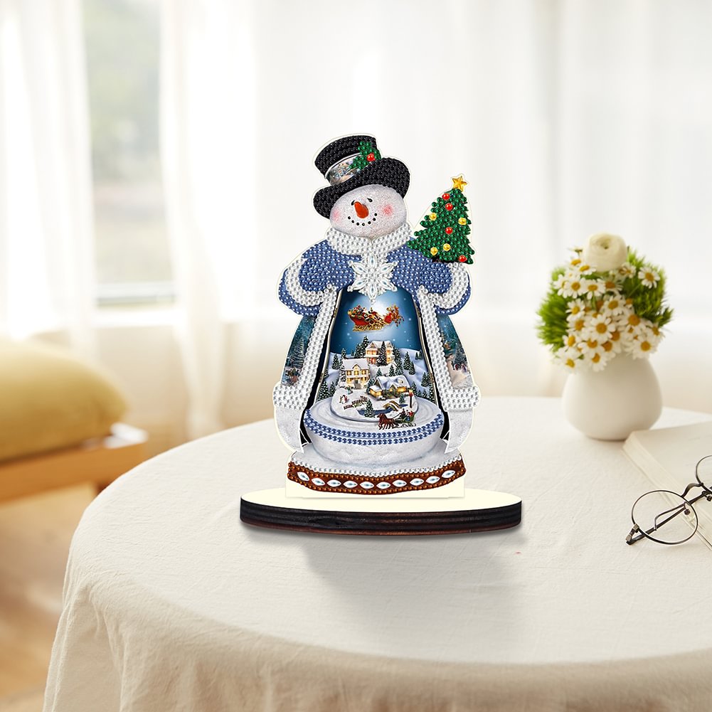 Diamond Painting Ornament | Christmas Snowman