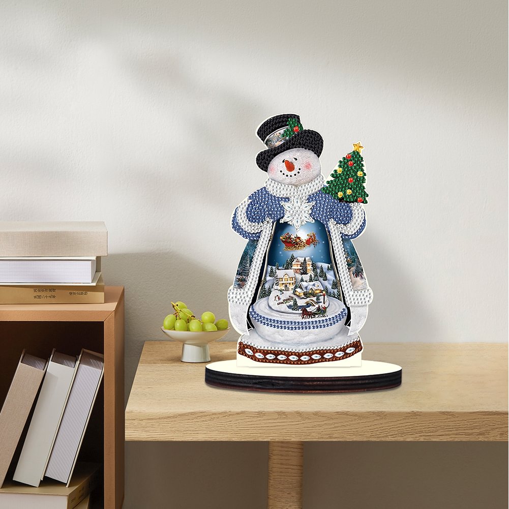 Diamond Painting Ornament | Christmas Snowman