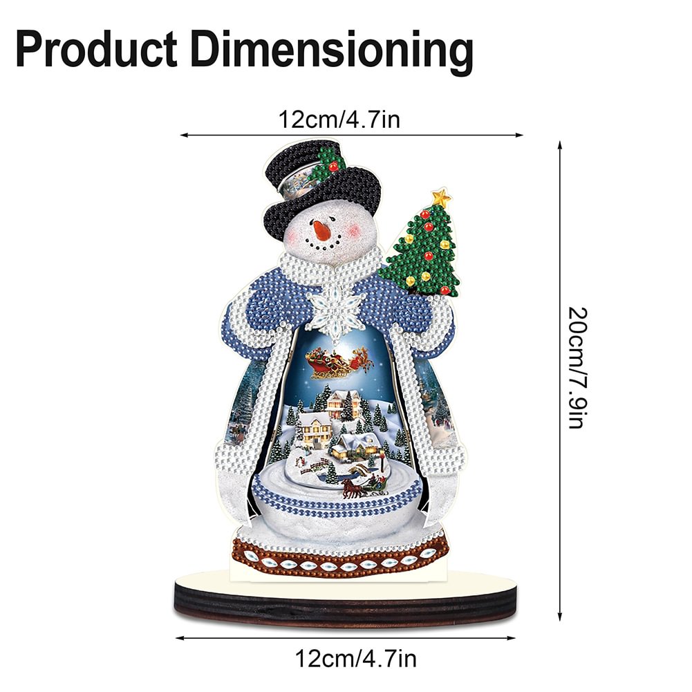 Diamond Painting Ornament | Christmas Snowman