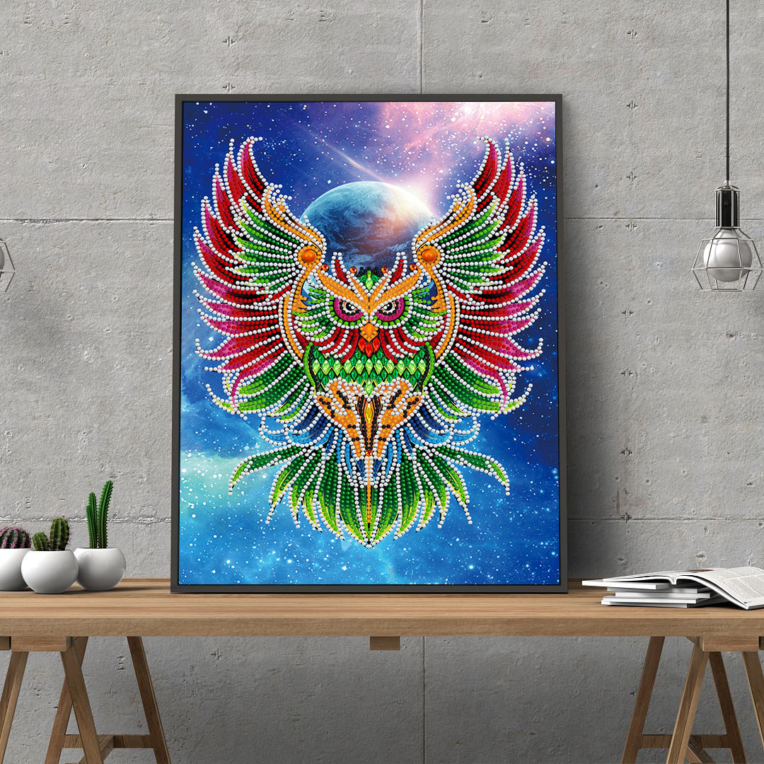 Owl | Luminous Diamond Painting Kits