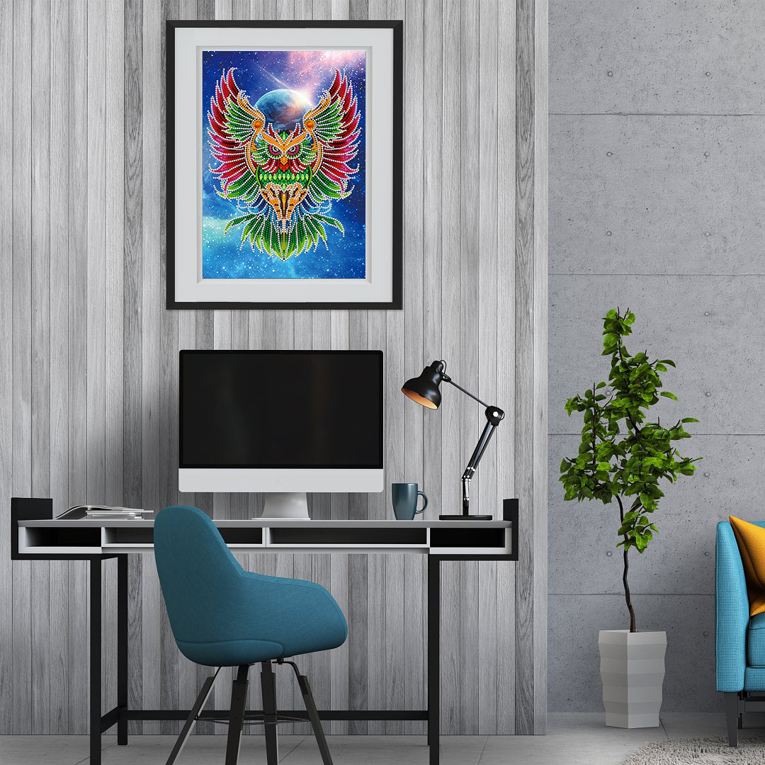 Owl | Luminous Diamond Painting Kits