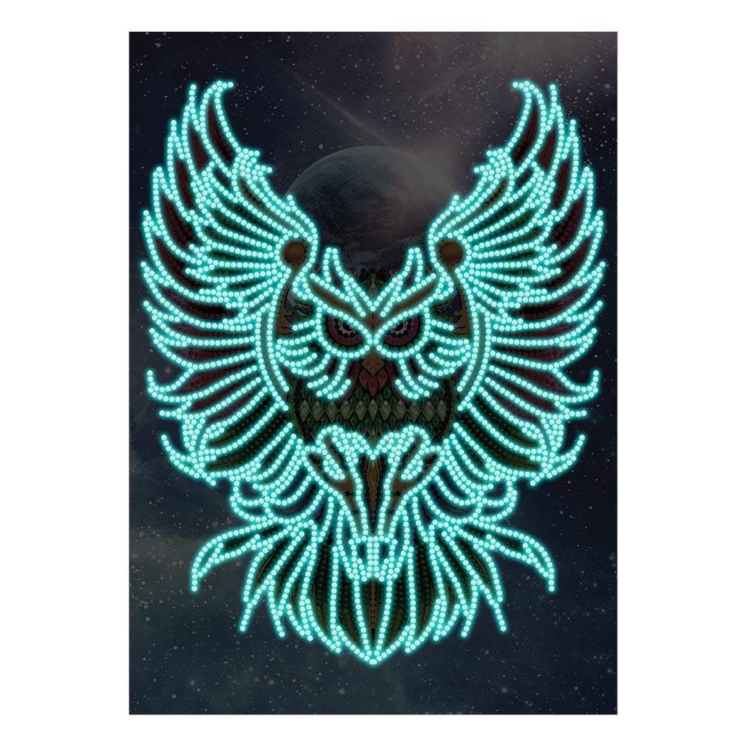 Owl | Luminous Diamond Painting Kits