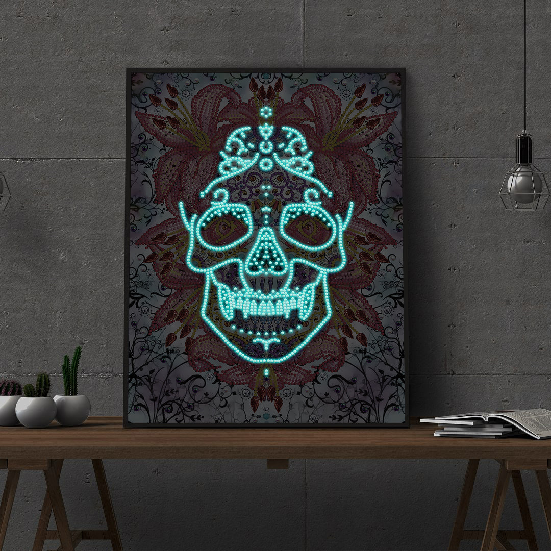 Skull | Luminous Diamond Painting Kits