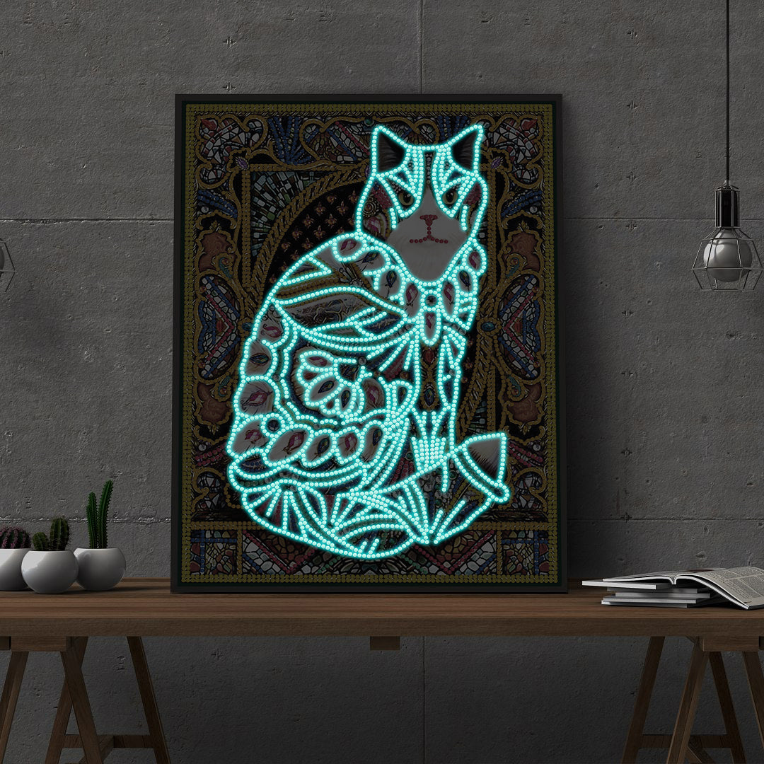 Cat | Luminous Diamond Painting Kits