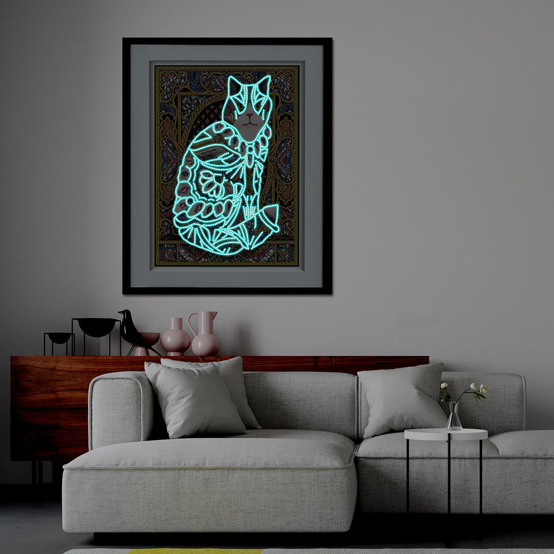 Cat | Luminous Diamond Painting Kits