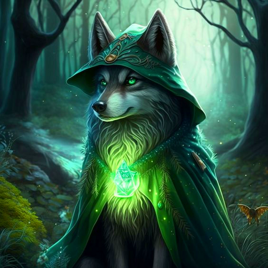 AB Diamond Painting    |  Wolf Wizard