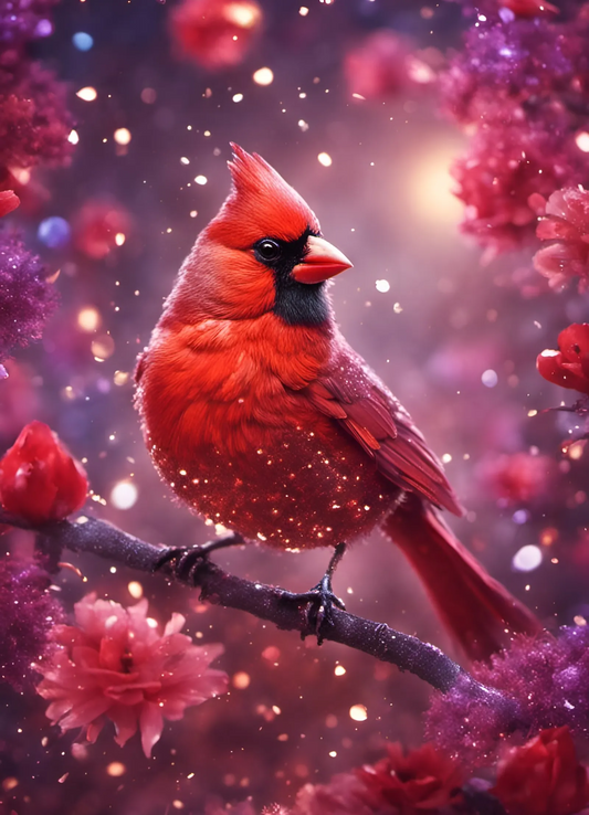 AB Diamond Painting  |  Cardinal