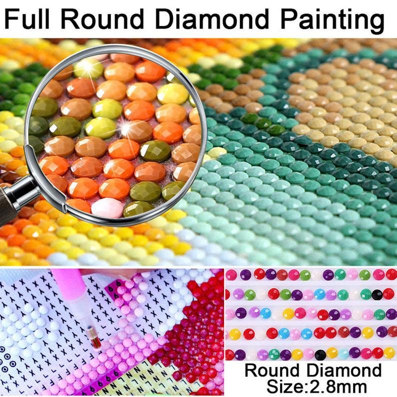 Car | Full Round Diamond Painting Kits | 40*80cm