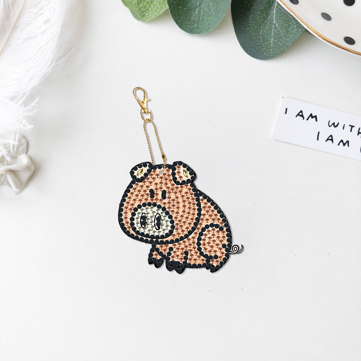 DIY keychain | Animals | Double-sided | Five Piece Set