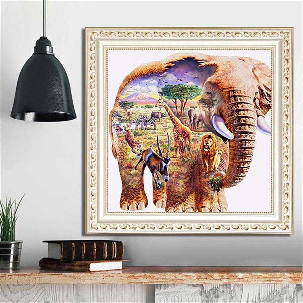 African elephant | Full Square Diamond Painting Kits