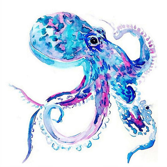 Octopus | Full Round Diamond Painting Kits