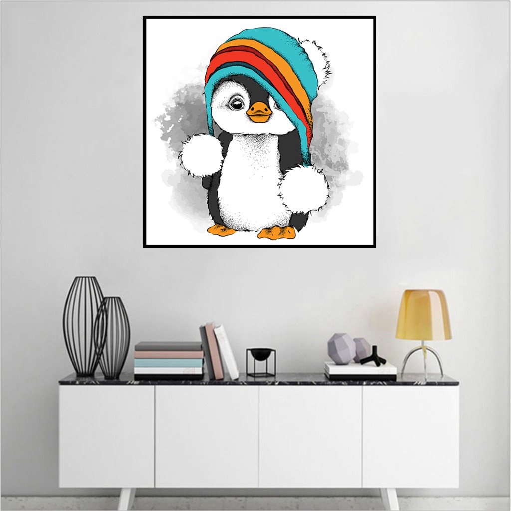 Penguin | Full Round Diamond Painting Kits