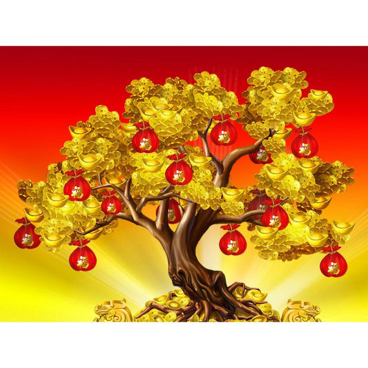 Money tree | Full Round Diamond Painting Kits