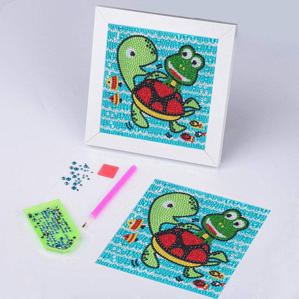 Schildkröte | Crystal Strass Diamond Painting Kits für Kinder