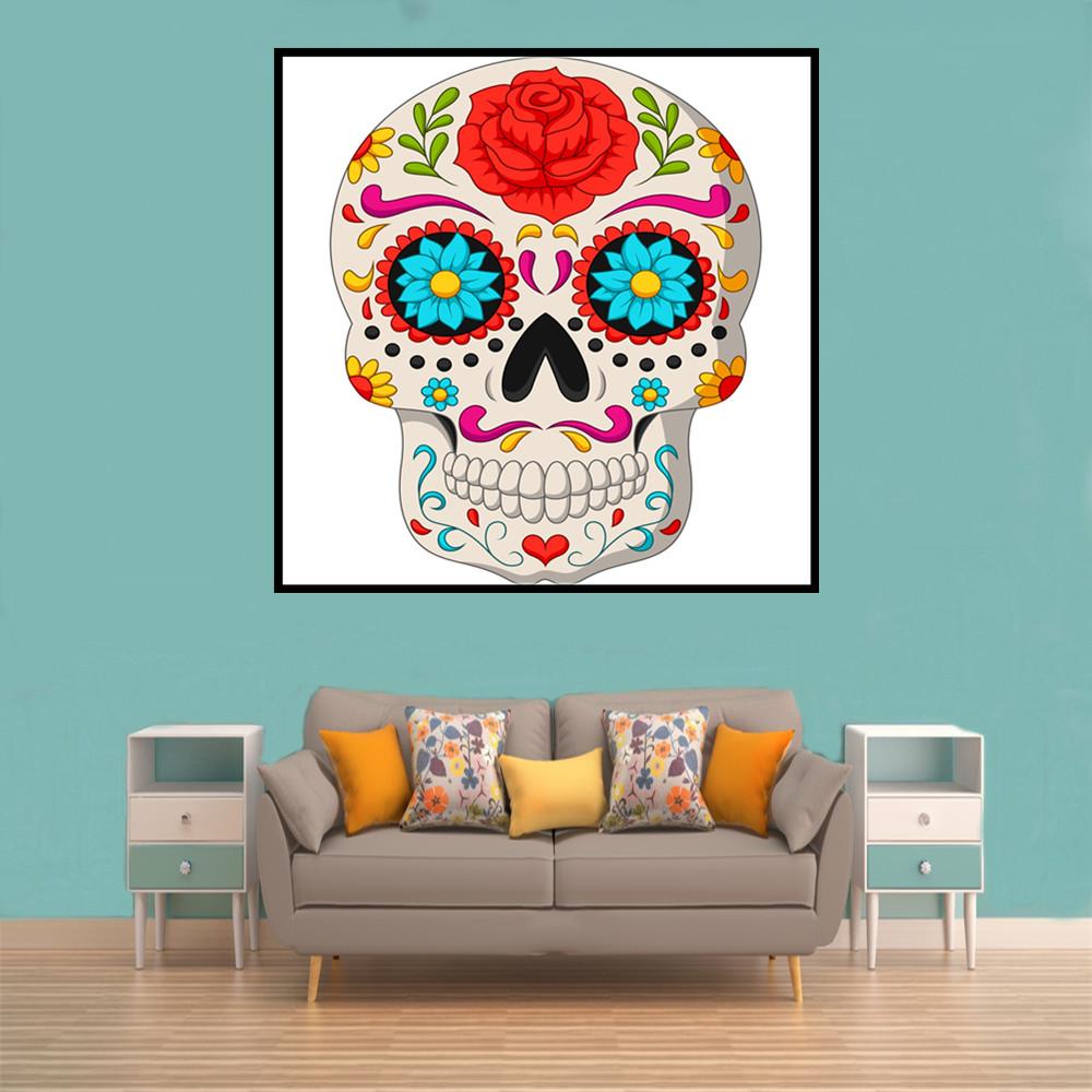 Skull | Full Round Diamond Painting Kits