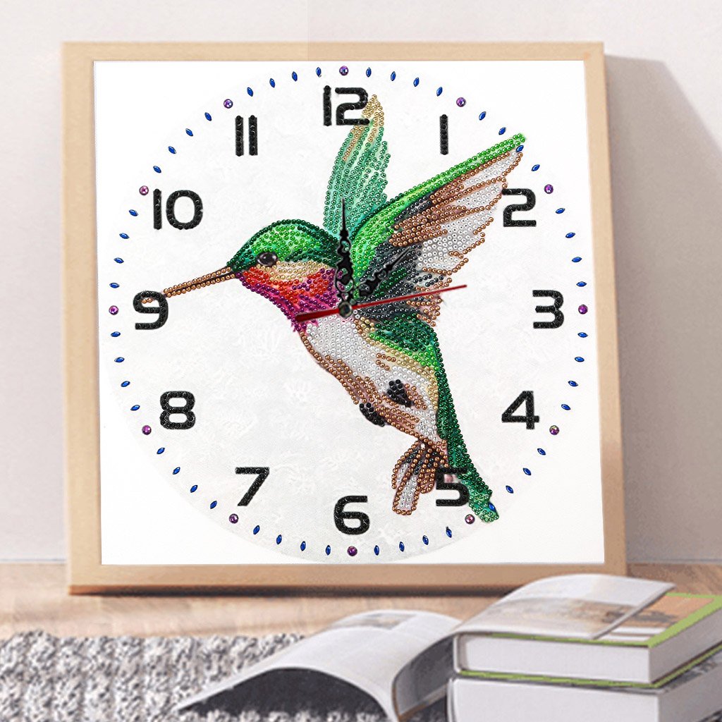 Bird Clock | Special Shaped Diamond Painting Kits