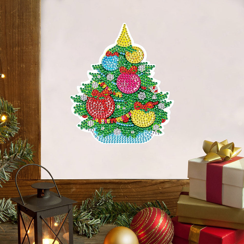 DIY Diamond Painting Stickers Wall Sticker | Christmas Tree