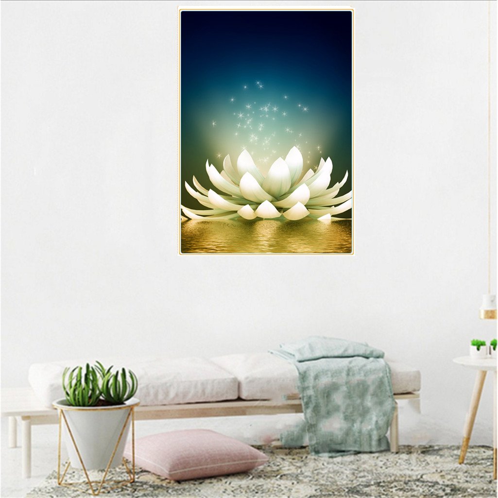 Lotus  | Full Round Diamond Painting Kits