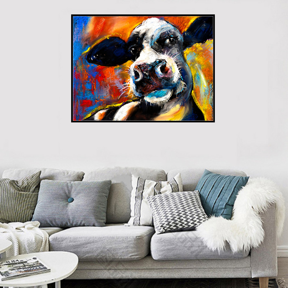 Cattle | Full Round Diamond Painting Kitscock