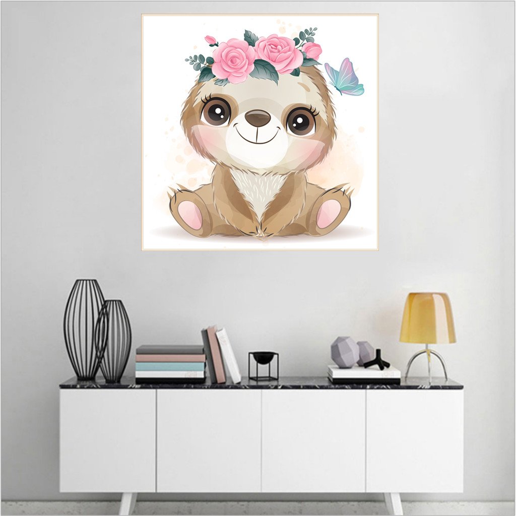 Little bear | Full Round Diamond Painting Kitscactus