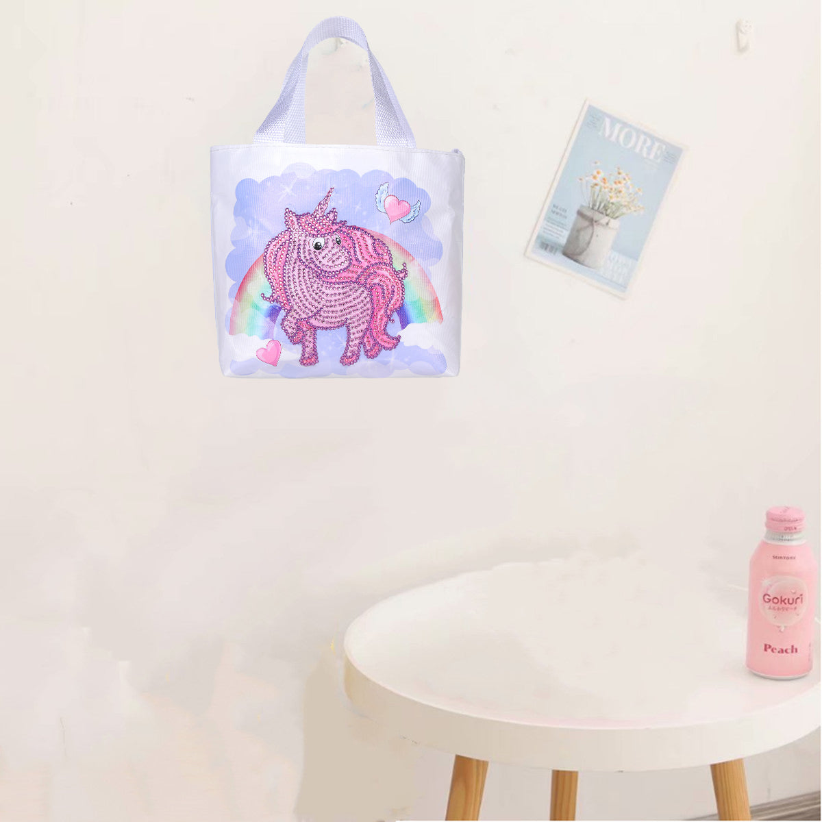 DIY special-shaped Diamond painting package Children's handbag | Unicorn