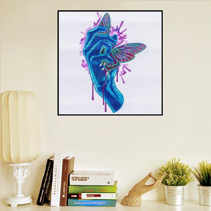 Hand Butterfly | Special Shaped | Crystal Rhinestone Diamond Painting Kits