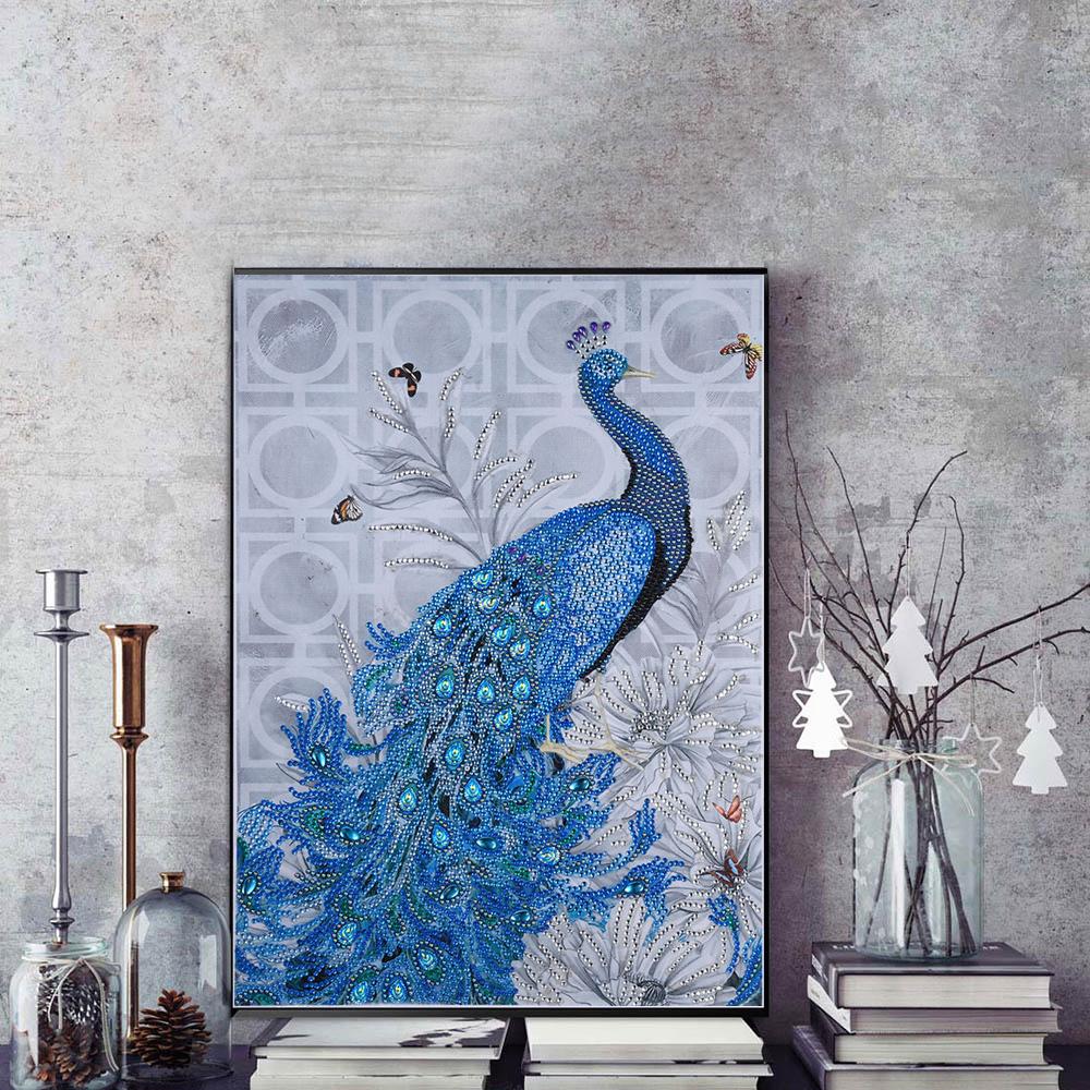 peacock | Special Shaped Diamond Painting Kits