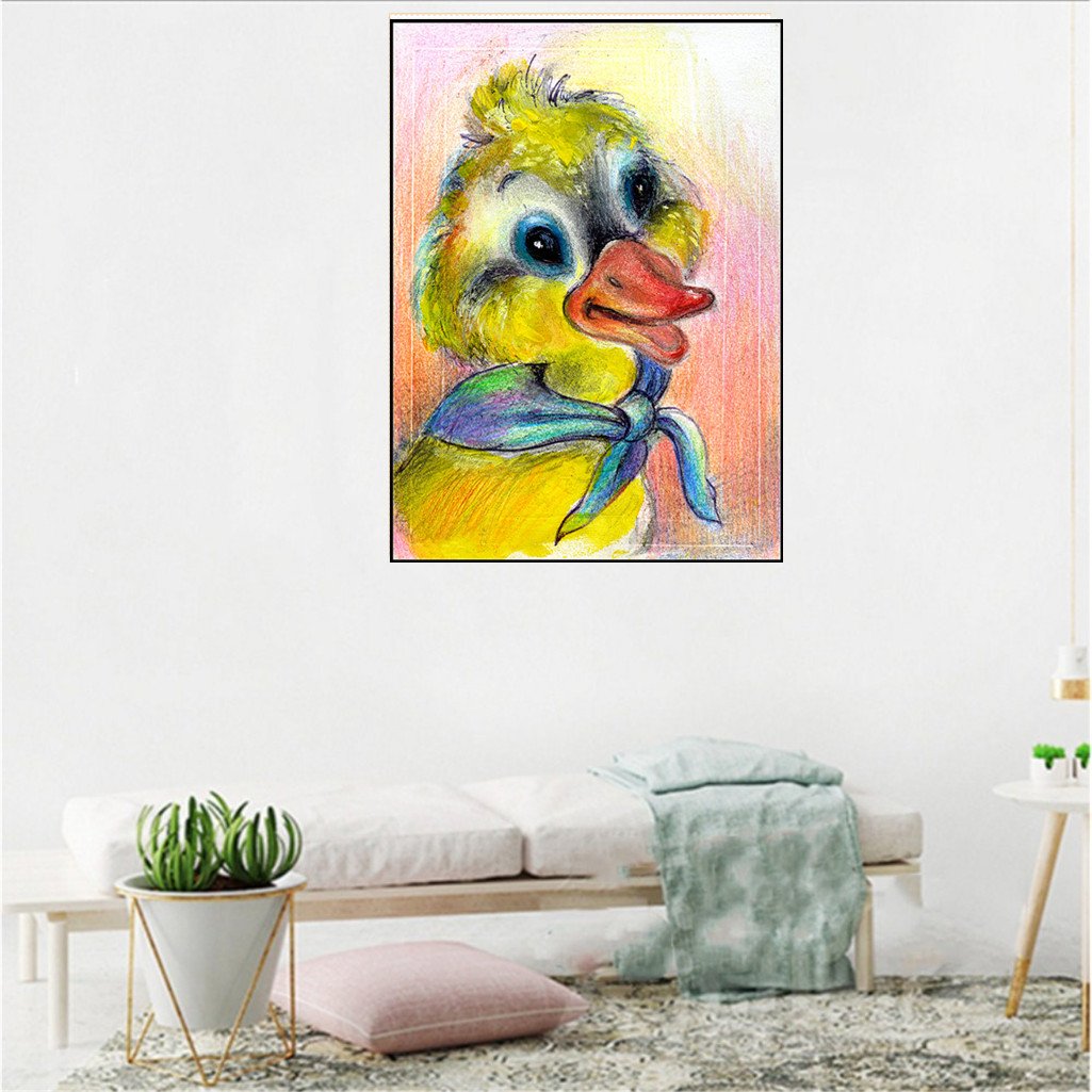 Little yellow duck | Full Round Diamond Painting Kitsswan